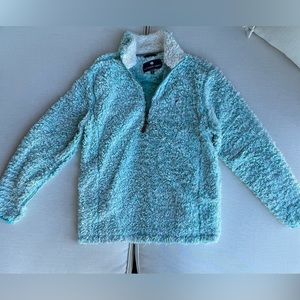 Southern Shirt quarter-zip sherpa sweater